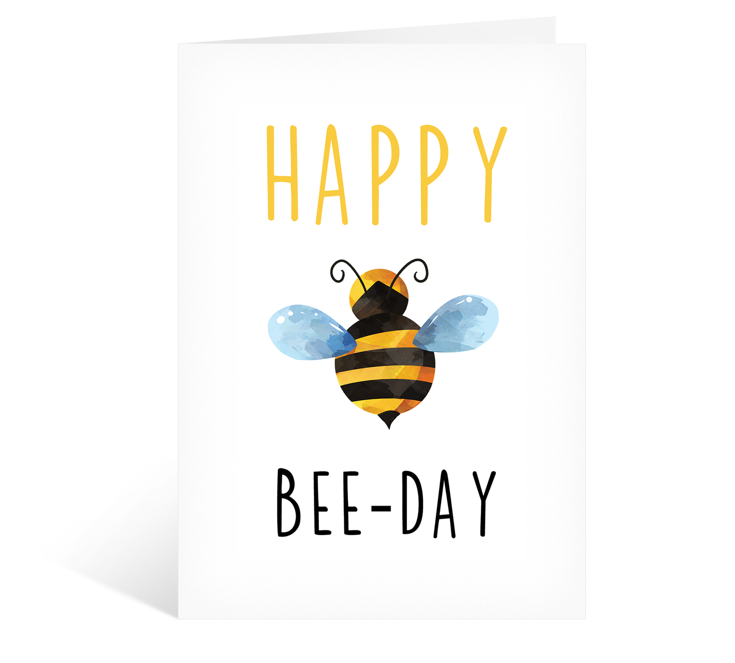 Happy Bee Day Pun Birthday Card
