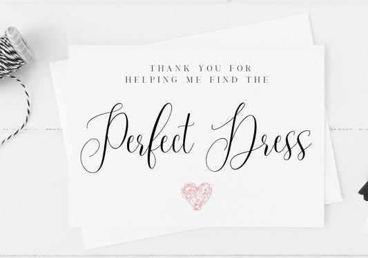 Thank You For Helping My Find The Perfect Dress Wedding