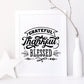 Thankful, Grateful, Blessed Motivational Thankful Print