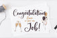 Congratulations On Your New Job Card