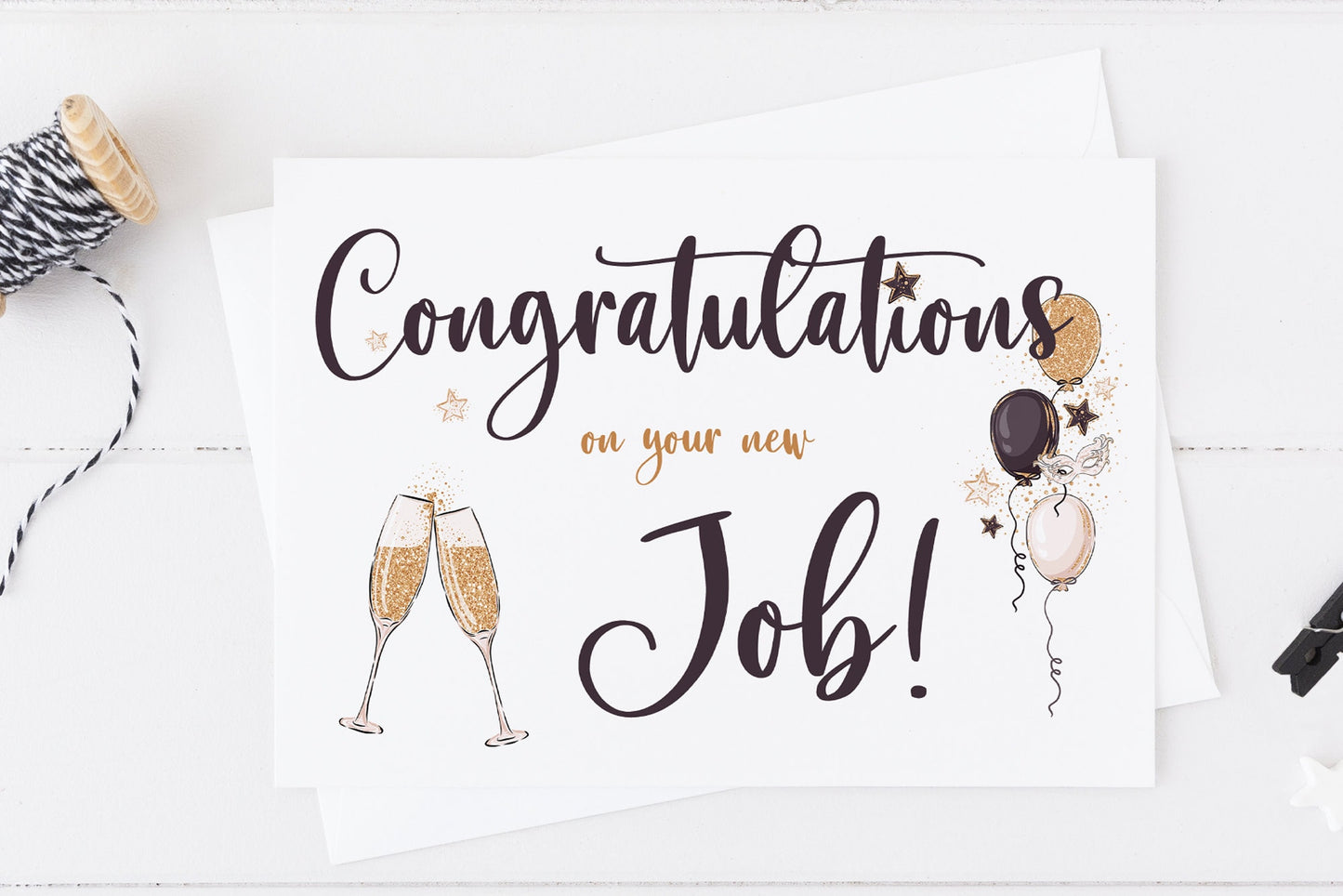 Congratulations On Your New Job Card