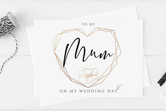 To My Mom, Mum On My Wedding Day