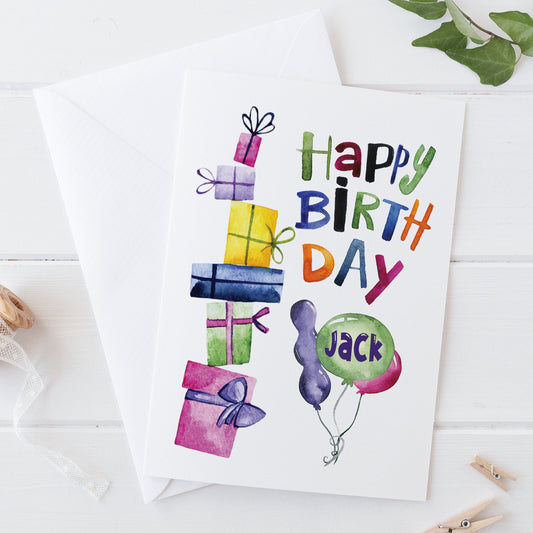 Happy Birthday Card for Mum or Dad