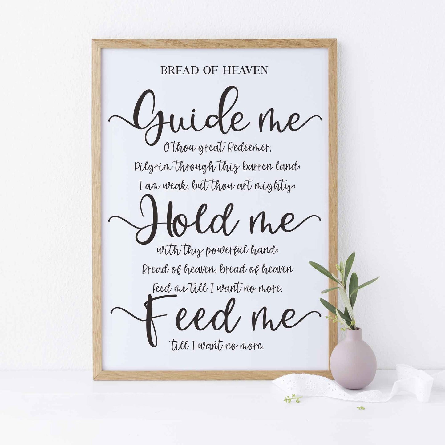 Bread Of Heaven Welsh Rugby Song Lyrics Print