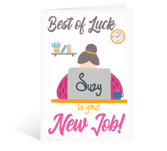 Best Of Luck In Your New Job Congratulations Card